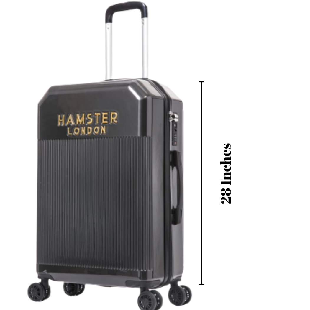 Hamster London High Candy Luggage Black 28 Inch