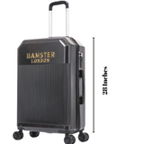 Hamster London High Candy Collection Suitcase Black 28In+14in set