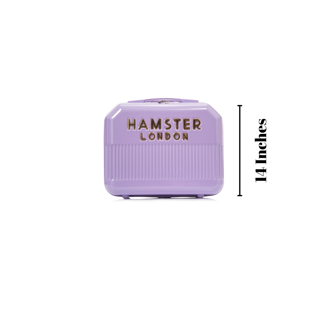 Hamster London High Candy Collection Vanity Bag Purple 14In