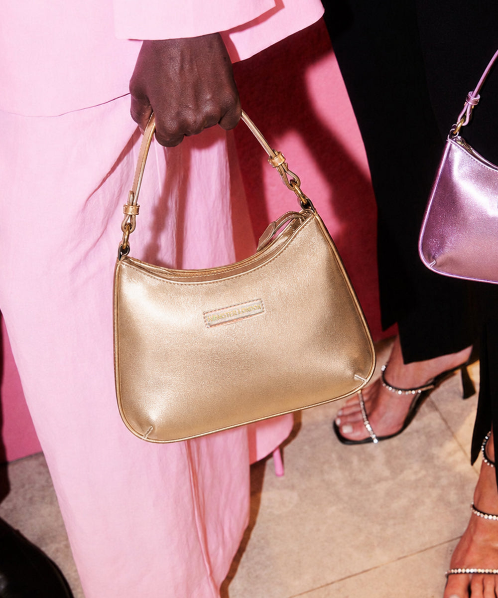Hamster London Nights Edit Shoulder Bag Gold