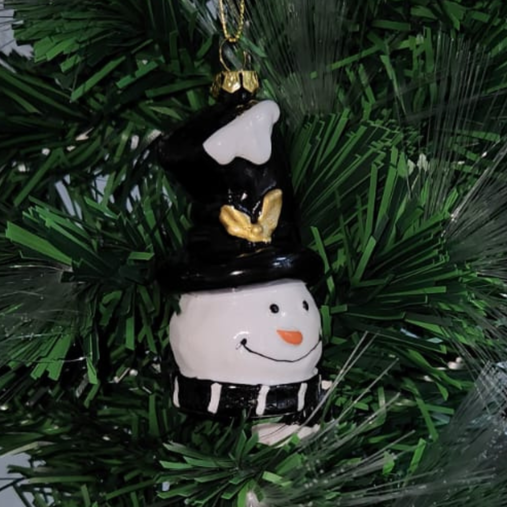 Hamster London Holy Hanging Snowman White