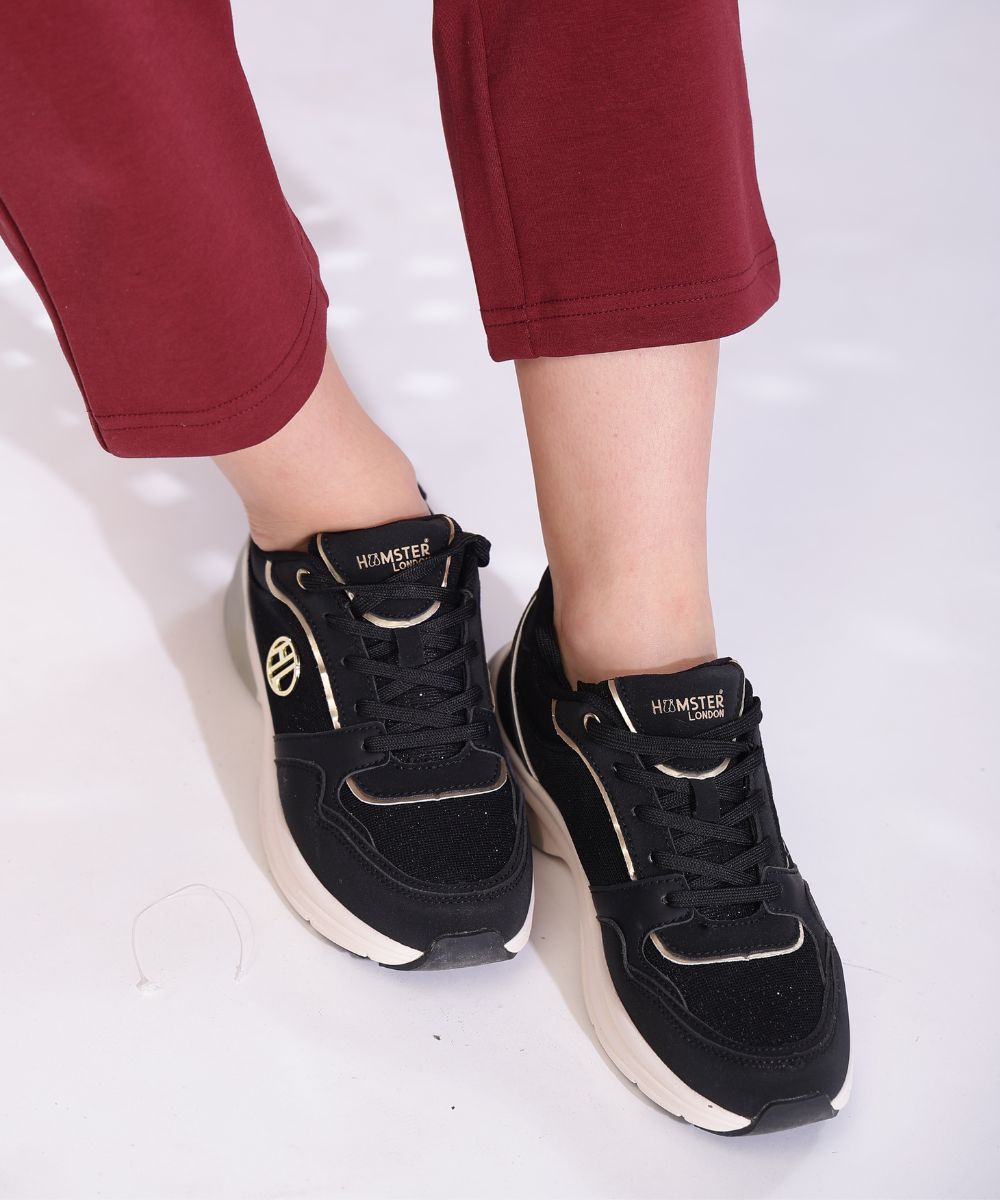 Hamster London Signature Black Sneakers