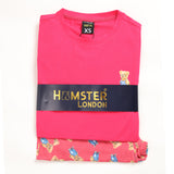 Hamster London Ted H Love NightSuit Set Pink Lower & Pink Tee
