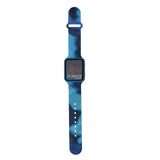 HL Digital Camo Blue Watch