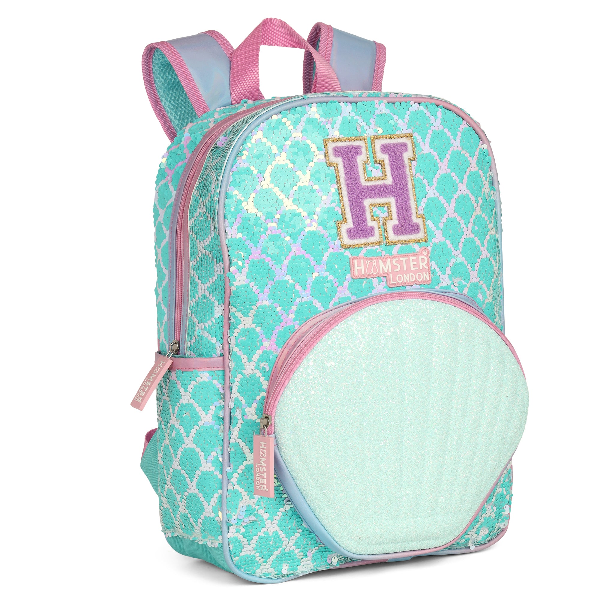 Hamster London Sparkle Party Sea Shell Backpack