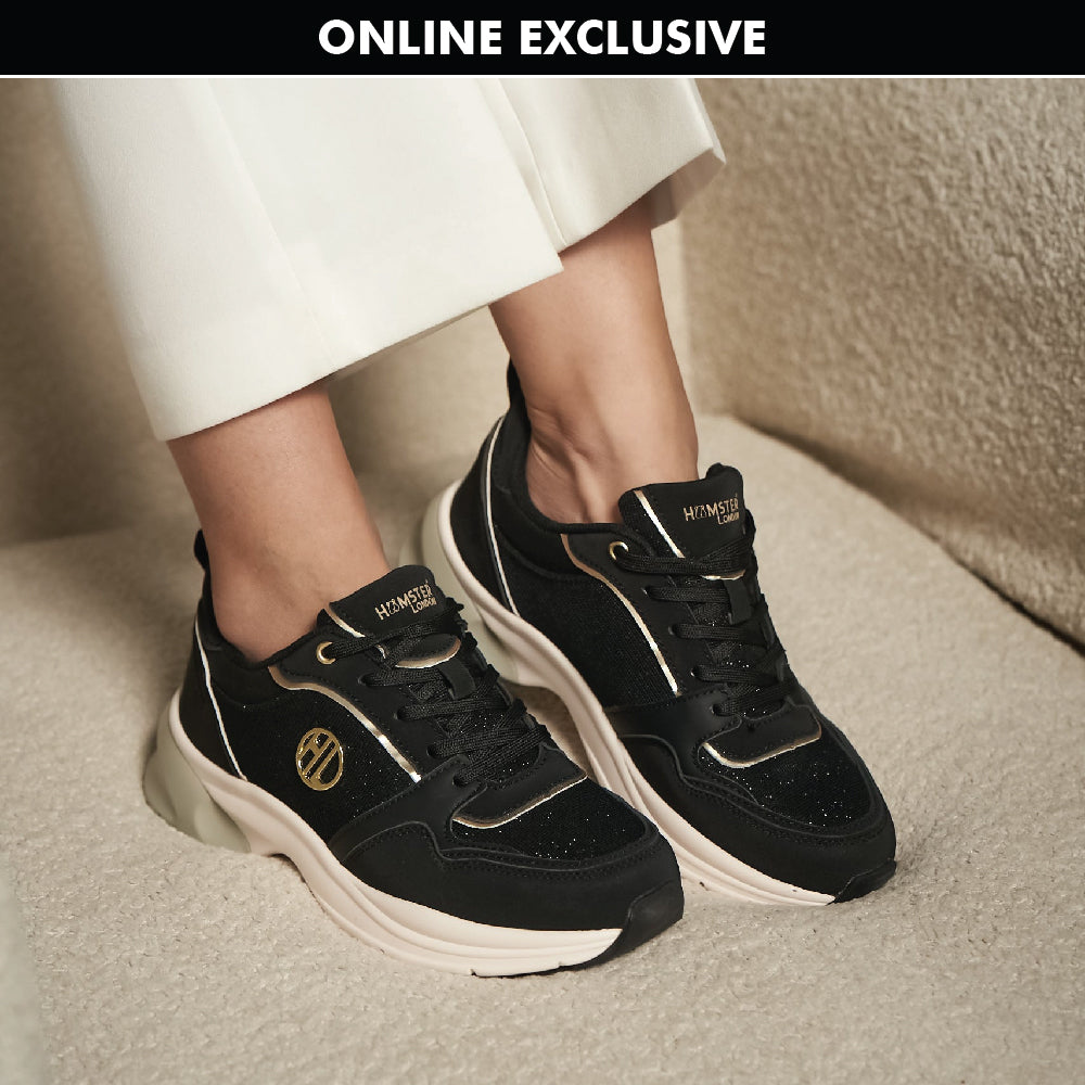 Hamster London Signature Black Sneakers