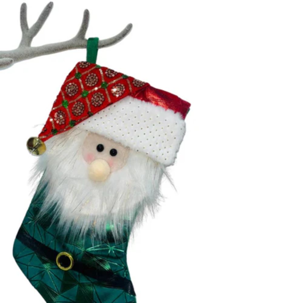 Hamster London Holy Stocking Santa Green