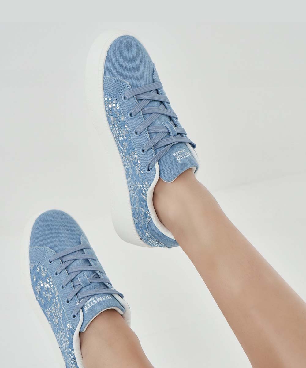Hamster London Super Model Bling Blue Sneakers