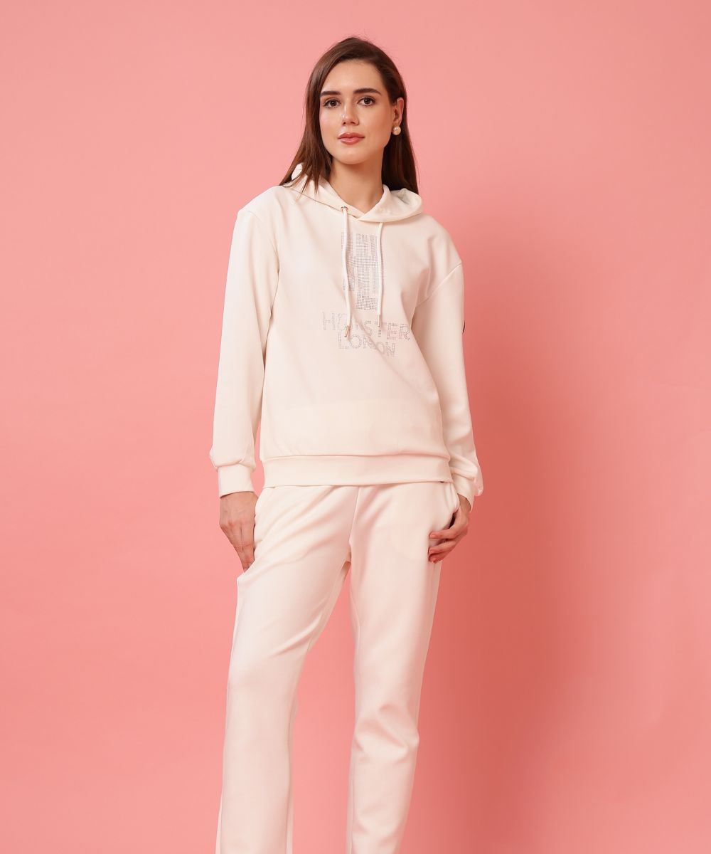 Hamster London Kolo Hoodie & Lowers Set White