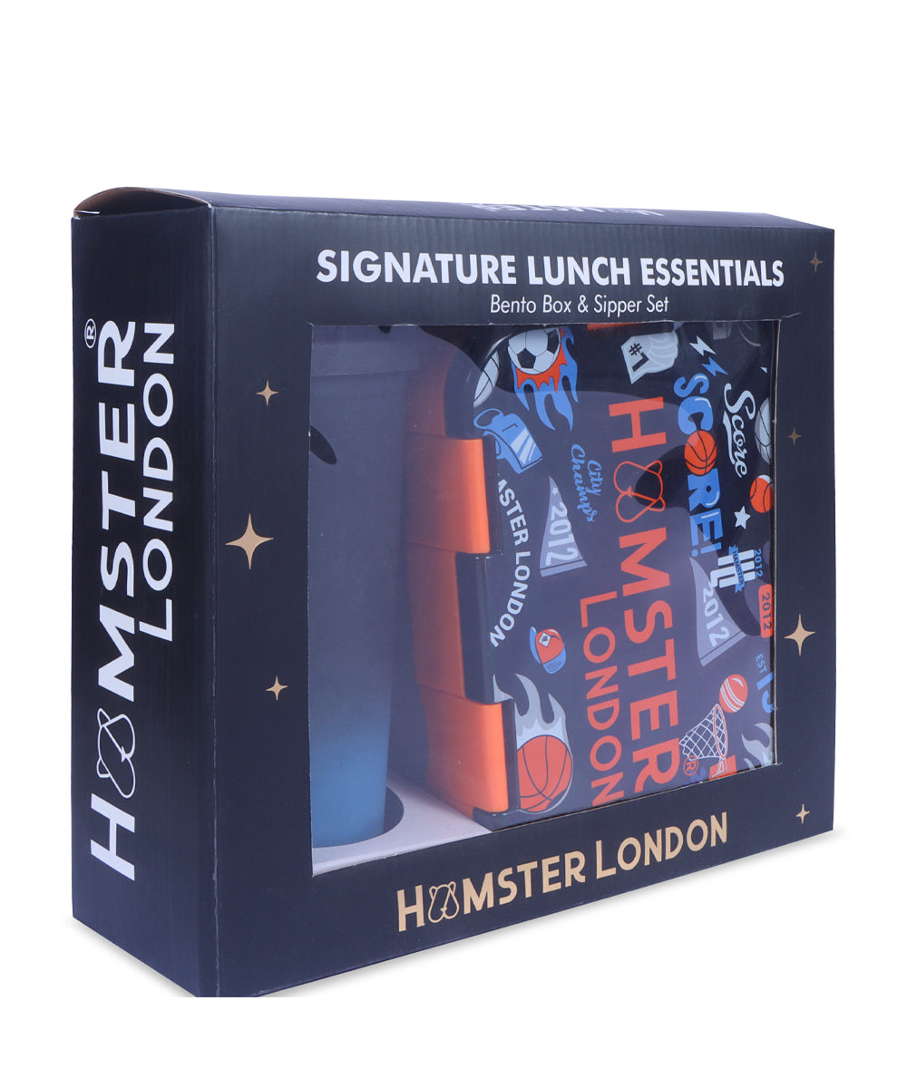 Hamster London Bento Box City Champ and Sipper Set