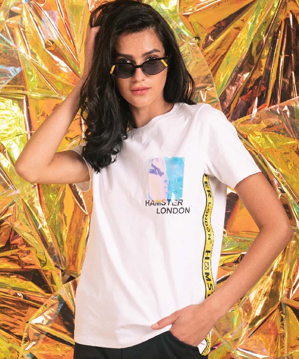 Hamster London Holo Party Tees White