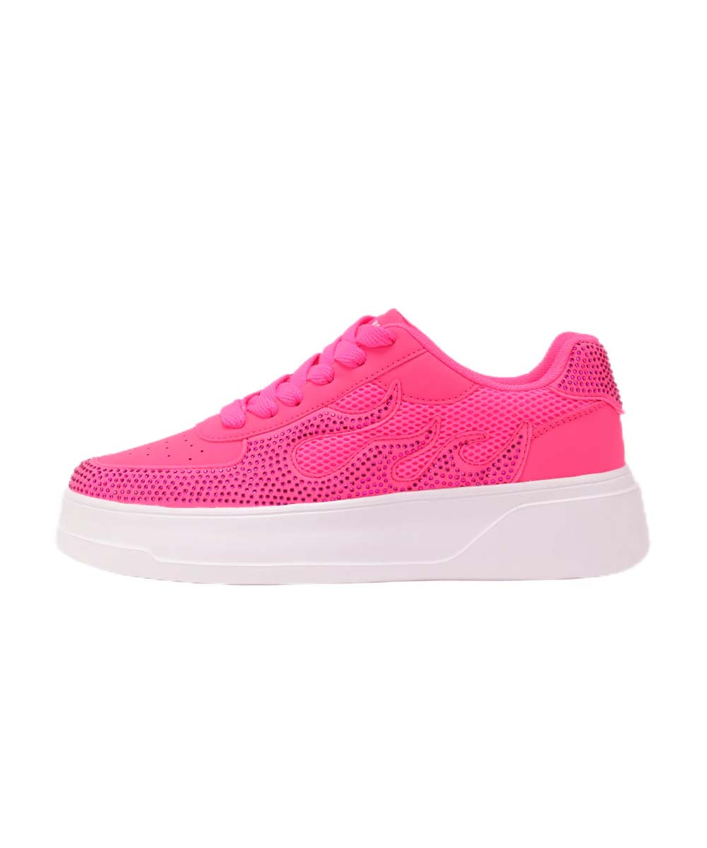 Hamster London Marcella Fire Hot Pink Party Sneakers