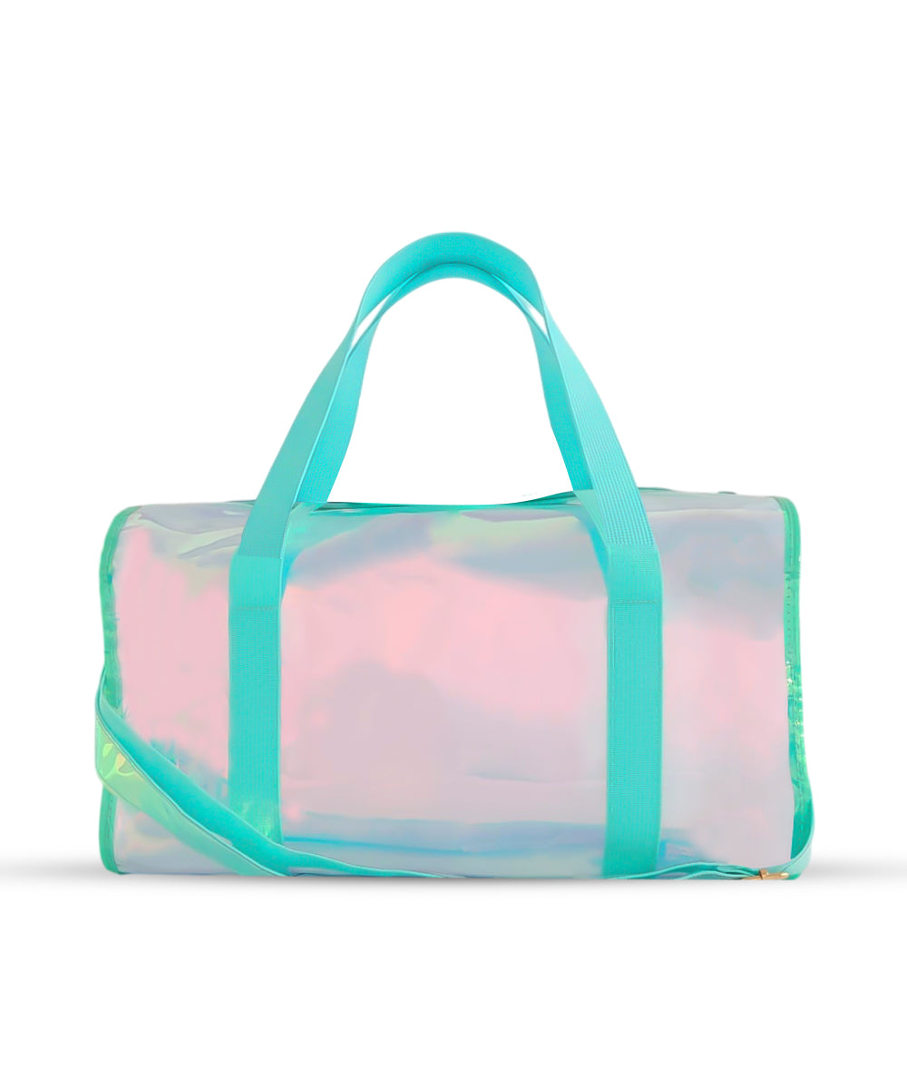 Hamster London Shiny Classic Duffle Bag Aqua Large