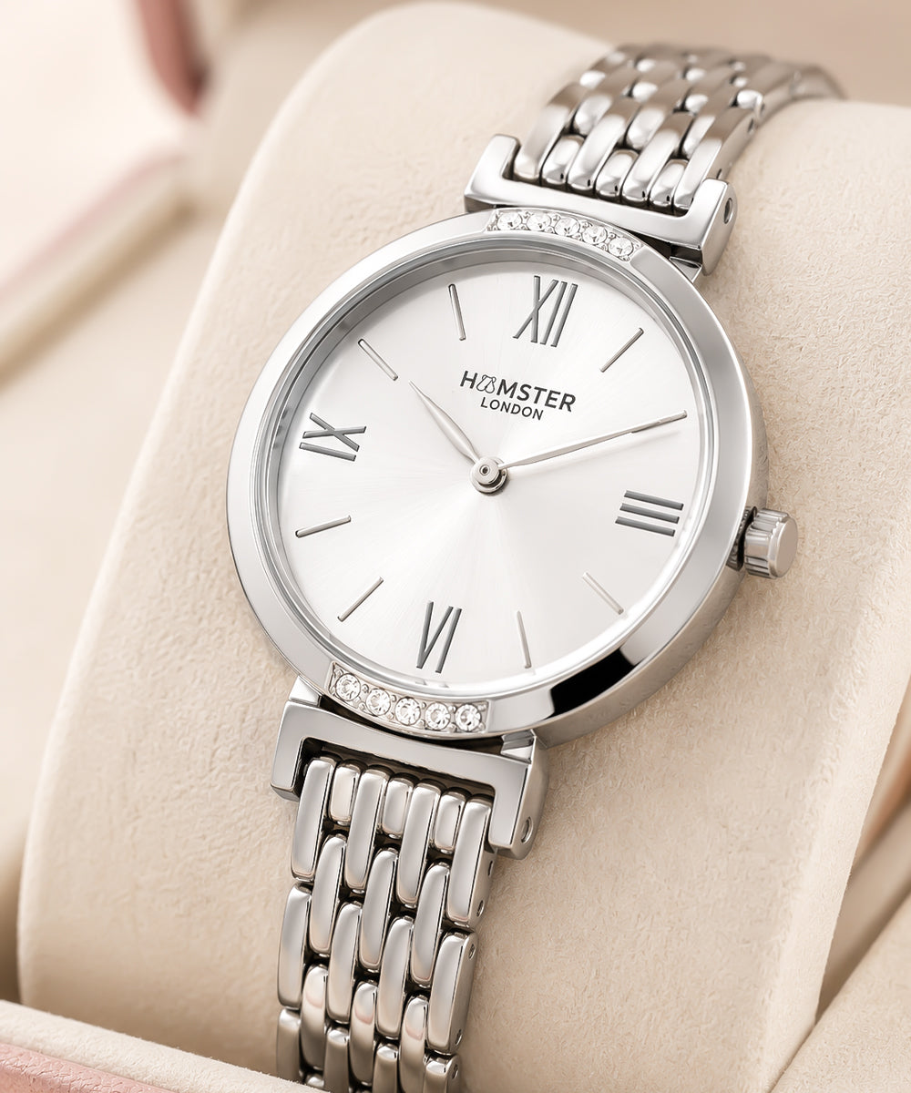 Hamster London Venus Women Silver Watch