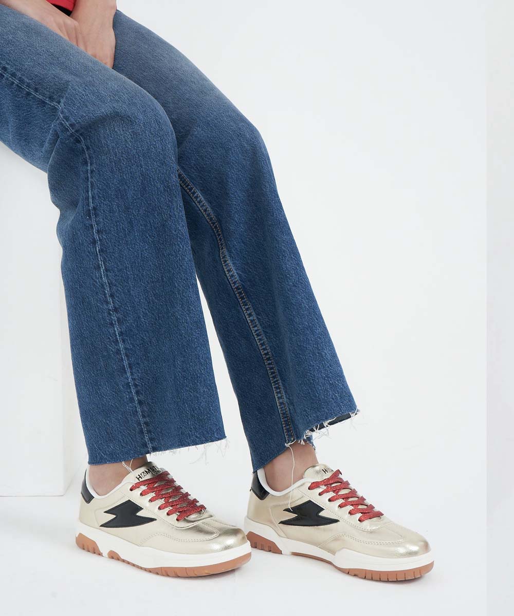 Hamster London Lighting Gold Sneakers