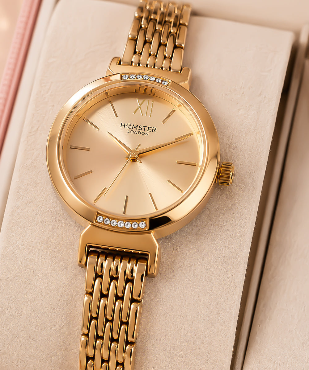 Hamster London Venus Women Gold Watch