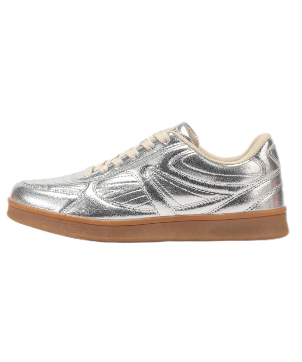 Hamster London Haven Kicker Party Silver Sneakers