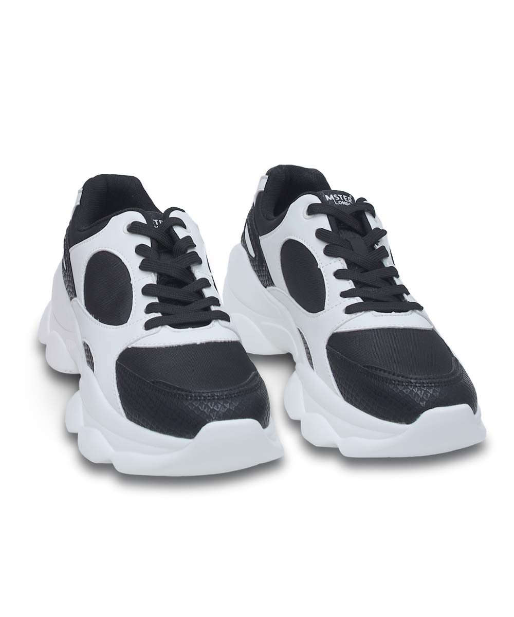 Hamster London Bubble White Black Sneakers