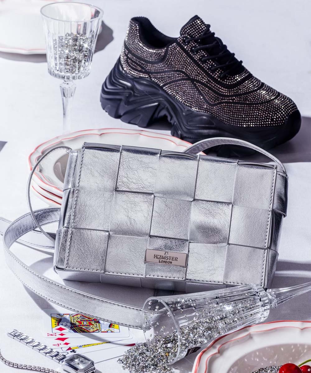 Hamster London Crystal Black Sneakers