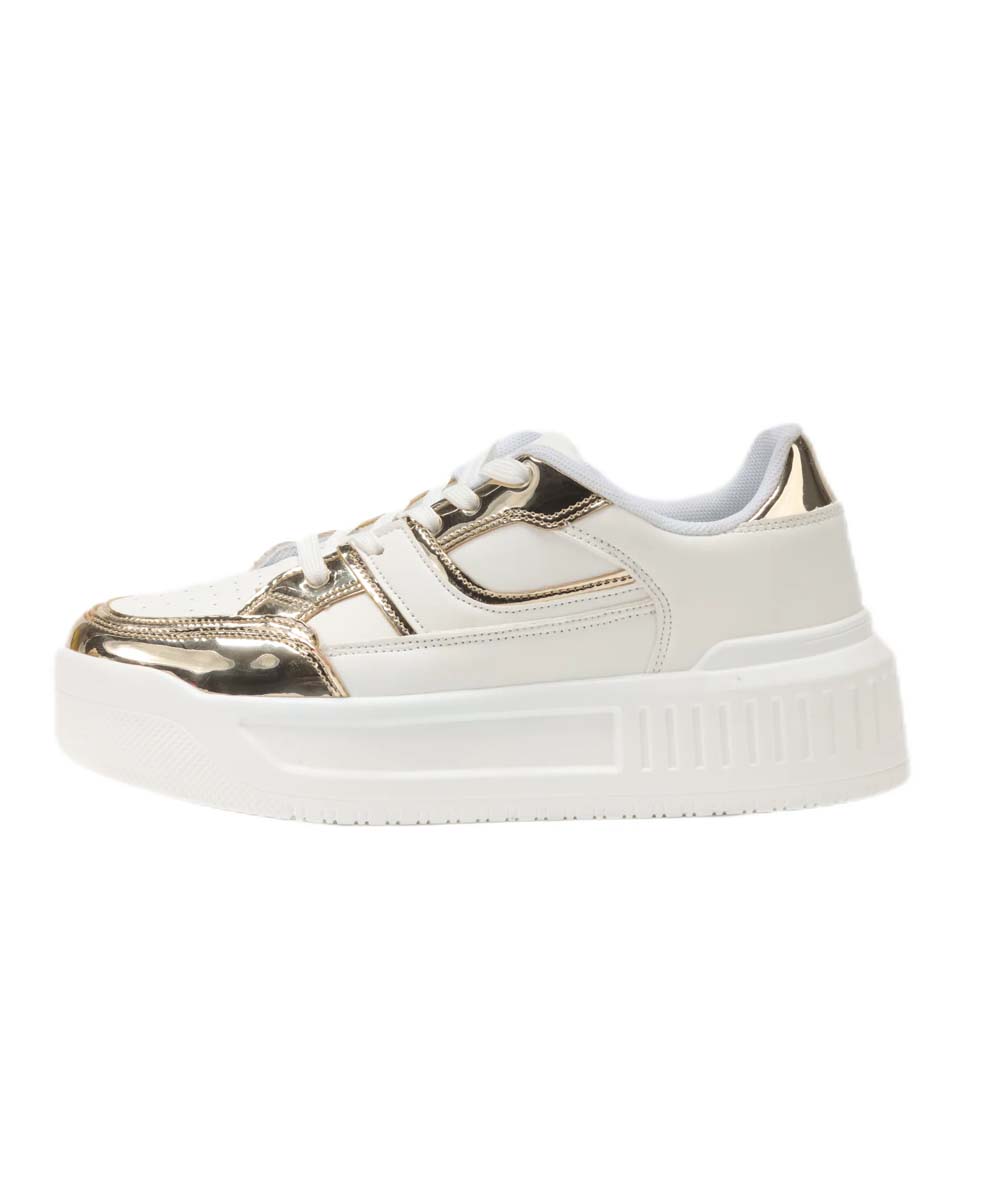 Hamster London Haven Party Gold Sneakers