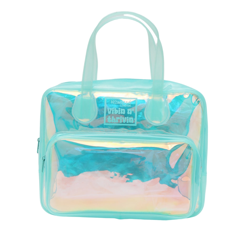 Hamster London Hampton Tote Medium Aqua