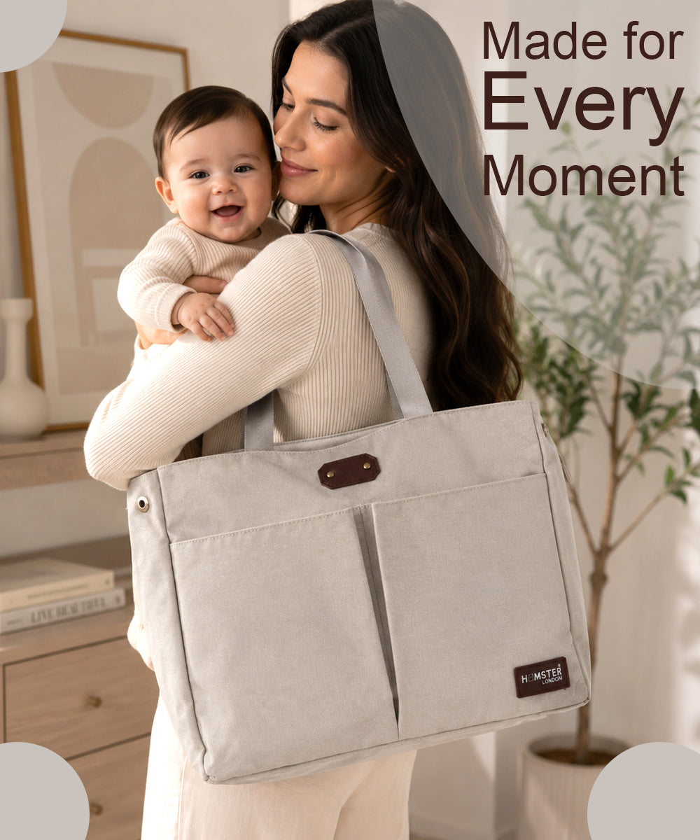 Hamster London Super Luxe All-In-One Bag Grey