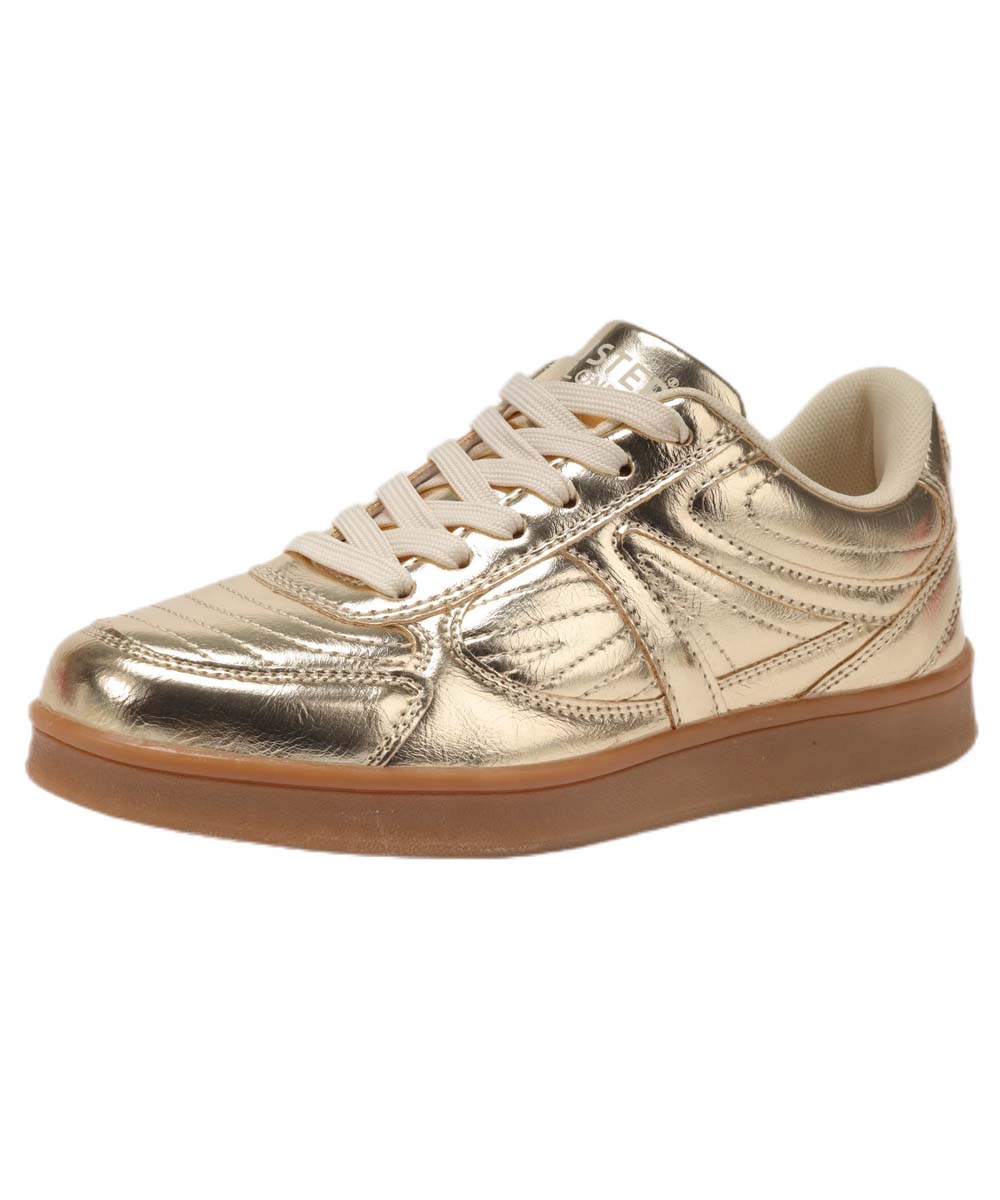 Hamster London Haven Kicker Party Gold Sneakers