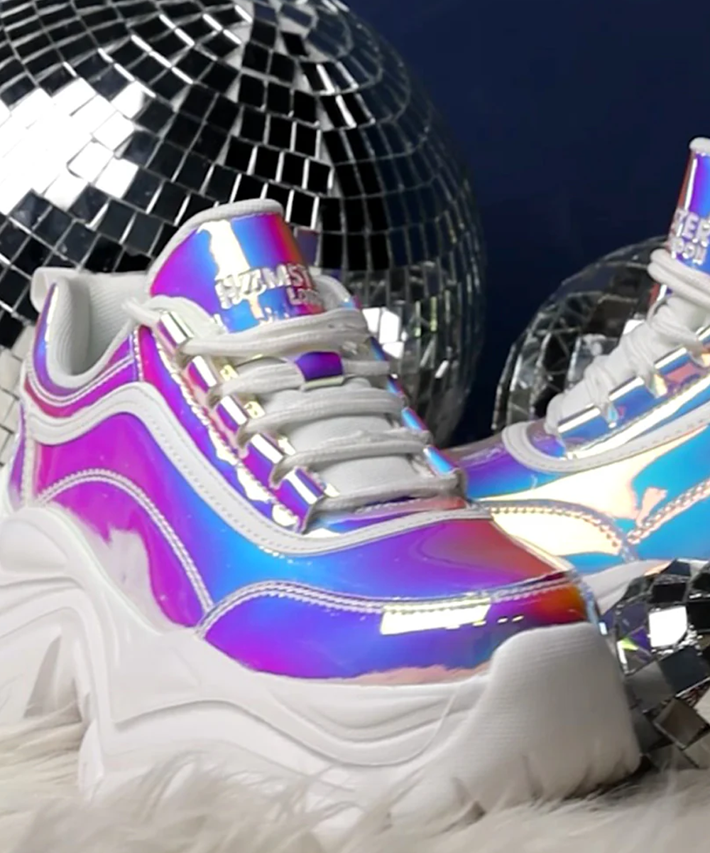 Hamster London Mousehole Holo Party Sneakers