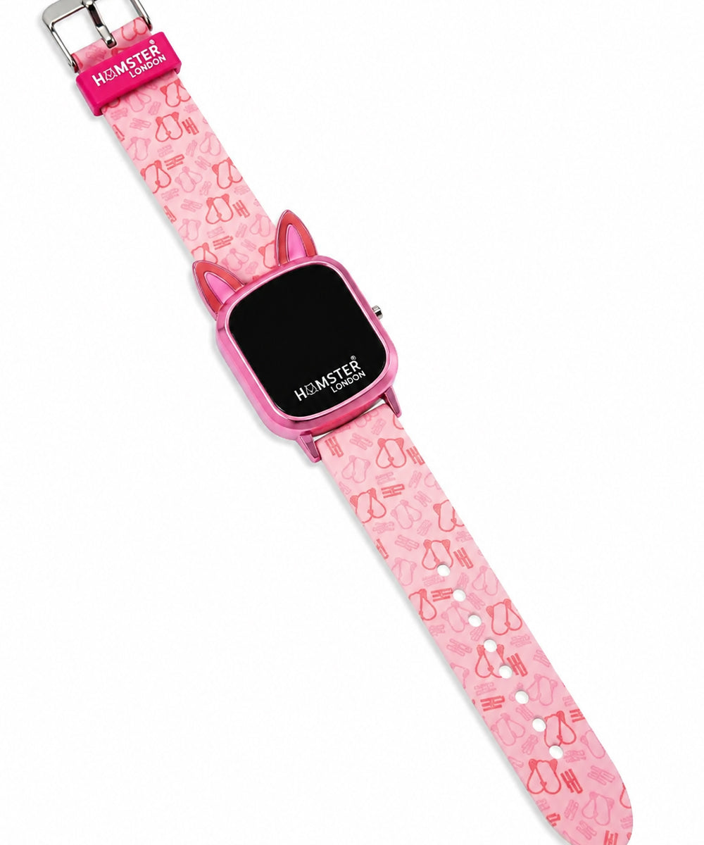 Hamster London Unicorn Metal Horn Classic Digital Watch