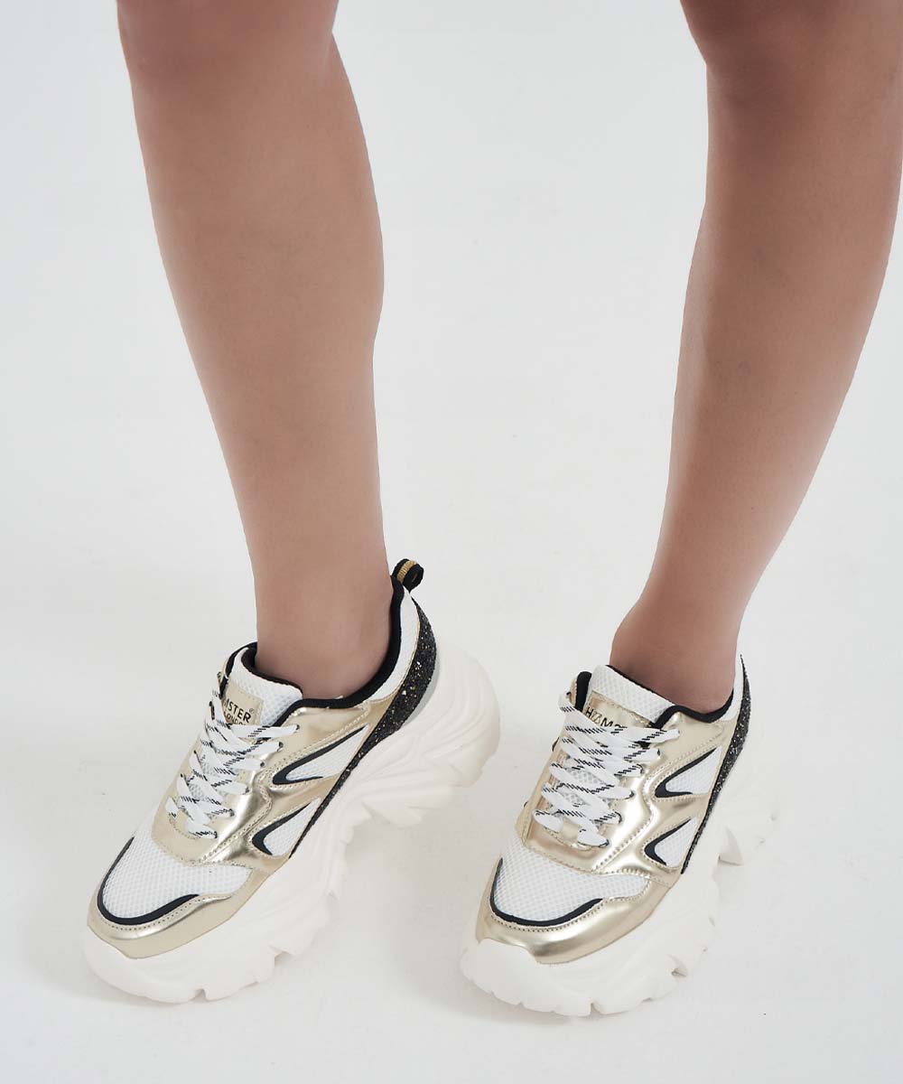 Hamster London Performer Gold Sneakers