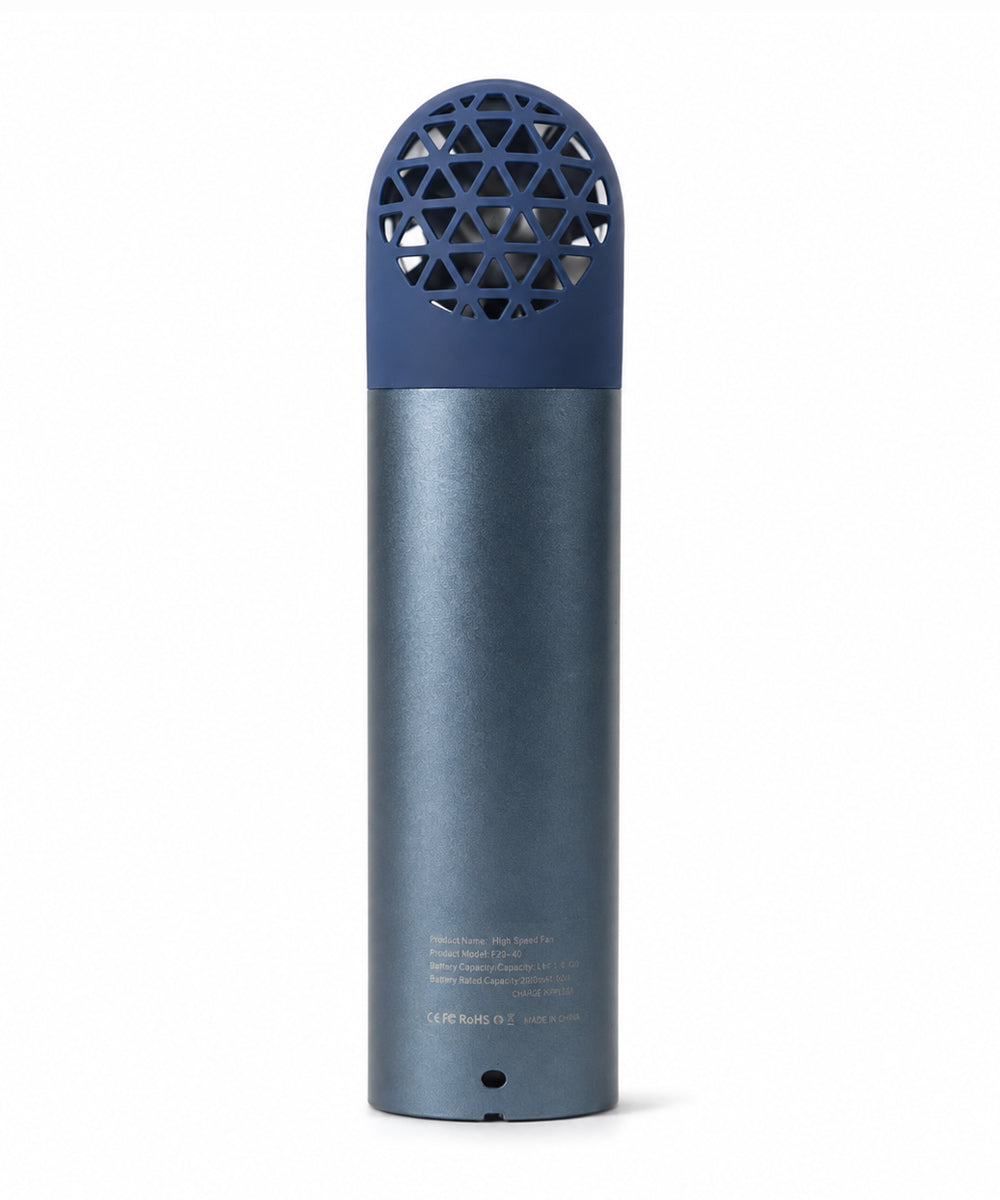 Hamster London Cold Compress Handheld Fan – Blue