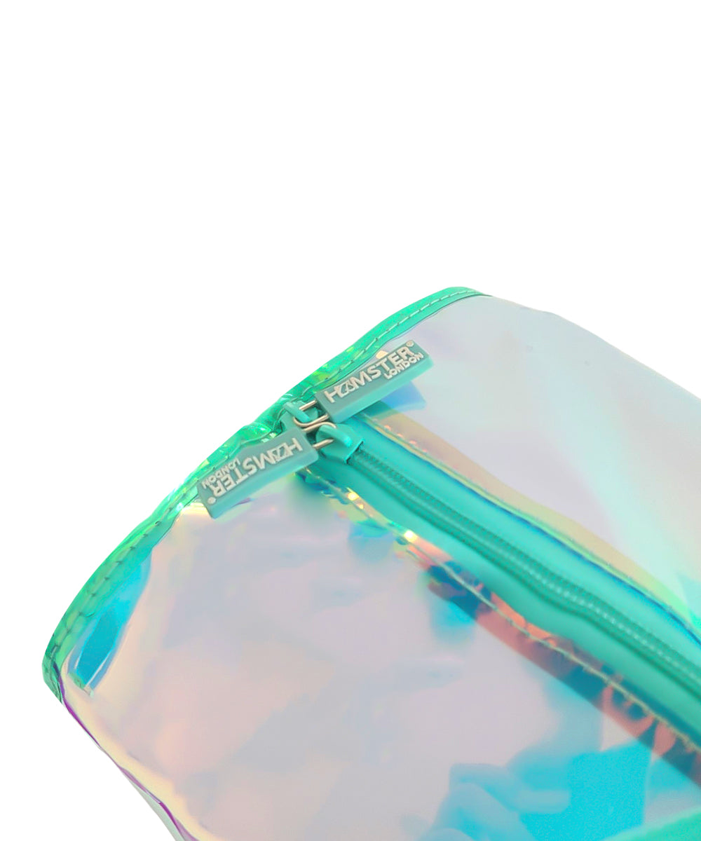 Hamster London Shiny Classic Duffle Bag Aqua Large