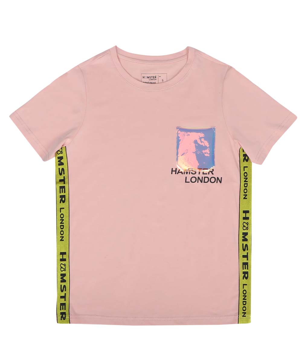 Hamster London Holo Party Tees Pink