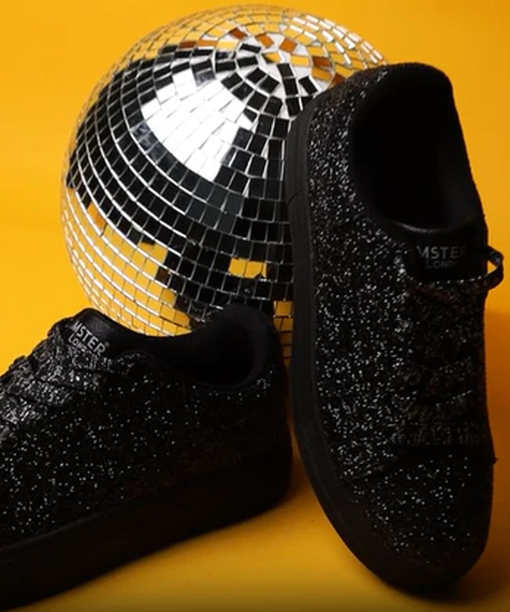 Hamster London Mousehole Glitter Party Sneakers