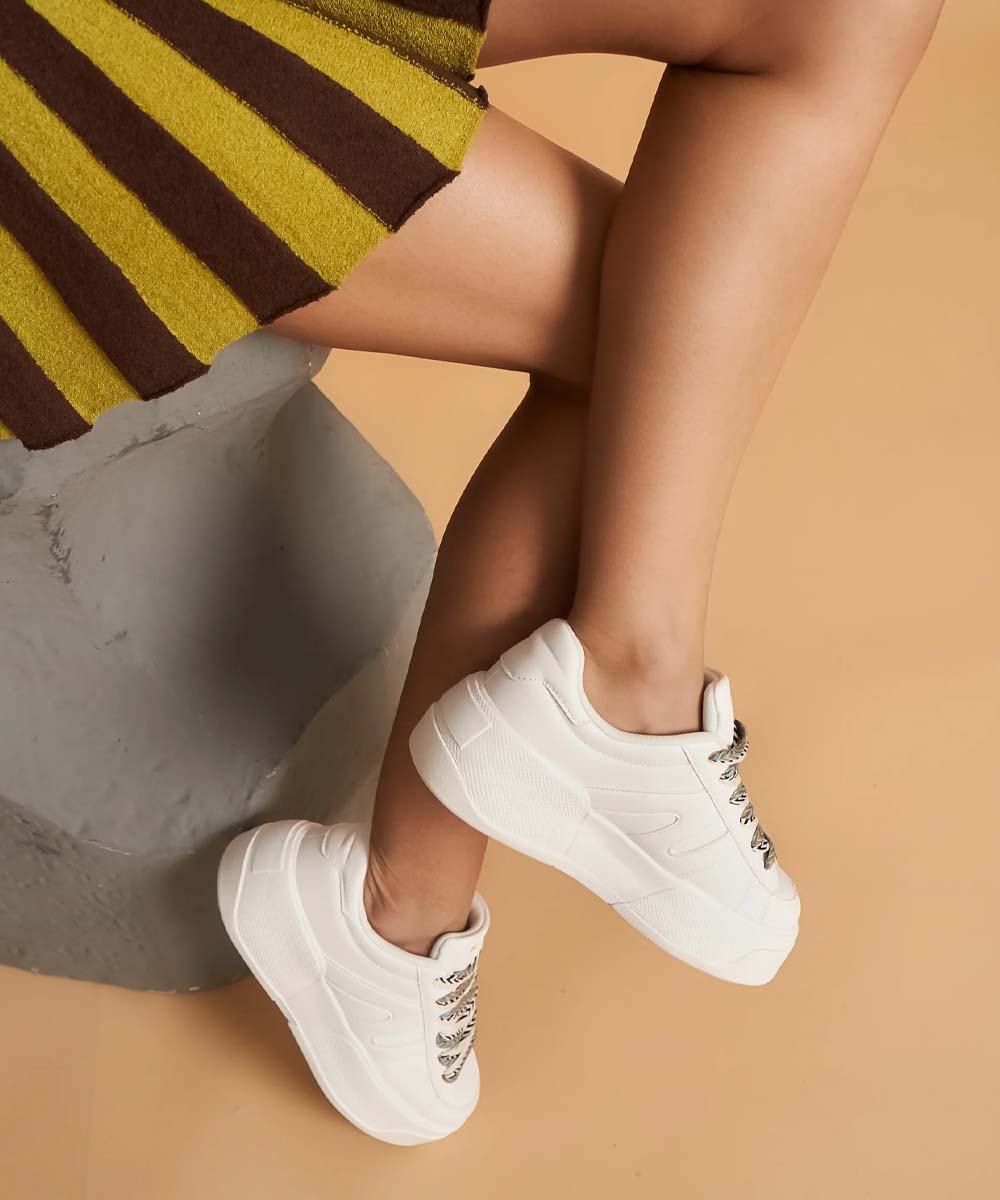 Hamster London Huxley White Sneakers