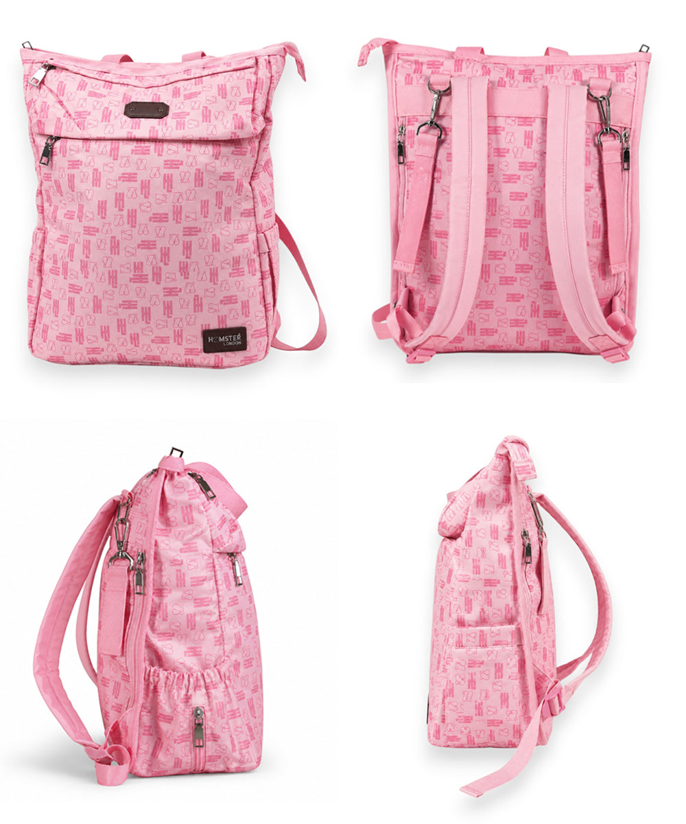 Hamster London Classic All-In-One Bag Pink