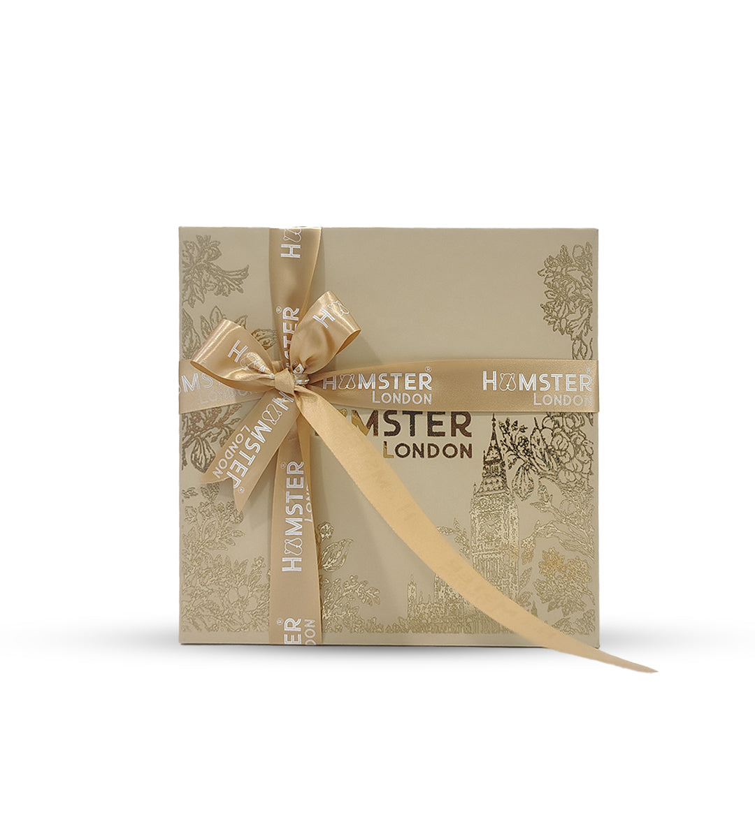 Hamster London Crystal Gem Bottle With Charm Gold 500 ml
