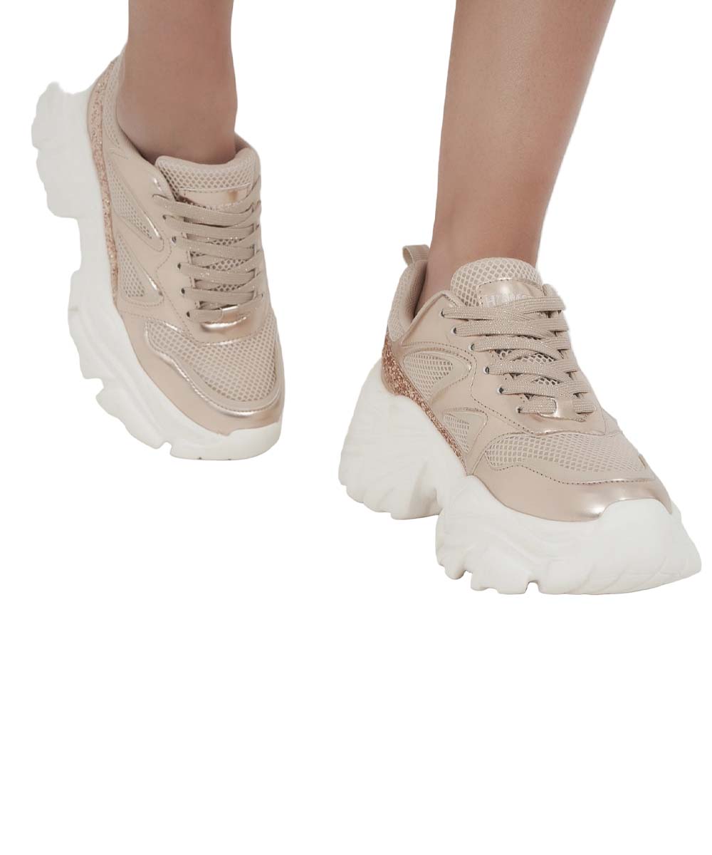 Hamster London Performer Rose Gold Sneakers