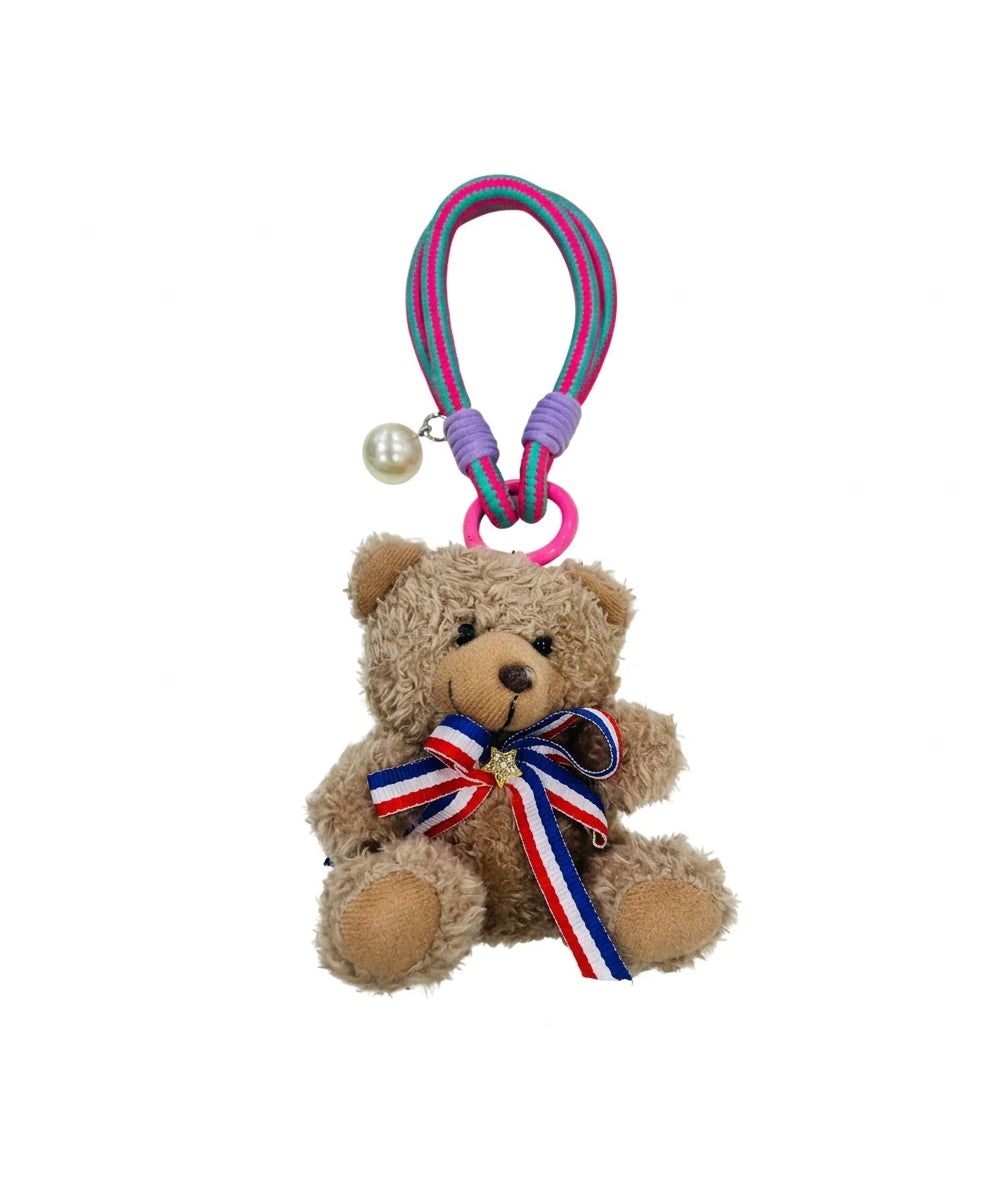 Hamster London Patriot Pearl Bear Bag Keycharm