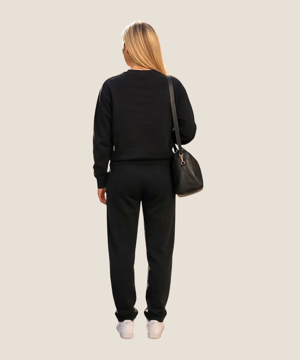 Hamster London Great British Excellence Sweatshirt & Lowers Set Black