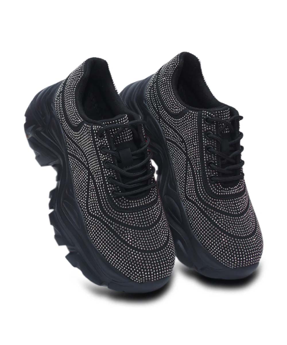 Hamster London Crystal Black Sneakers