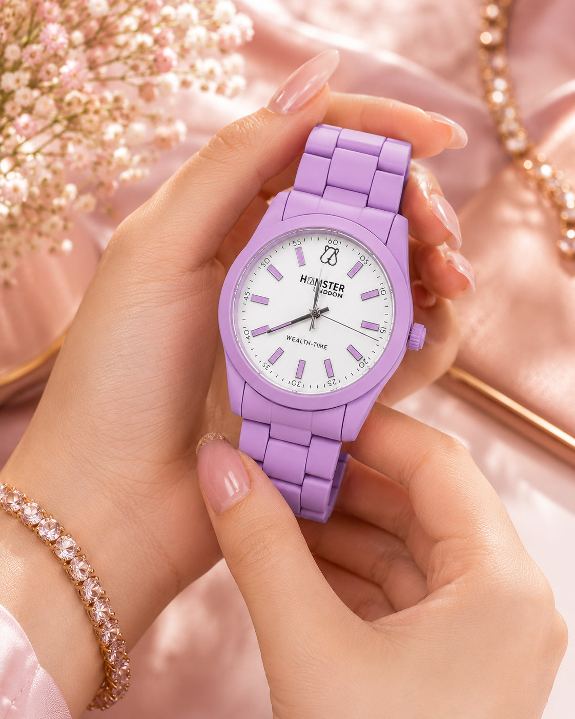 Hamster London High Candy Watch Purple