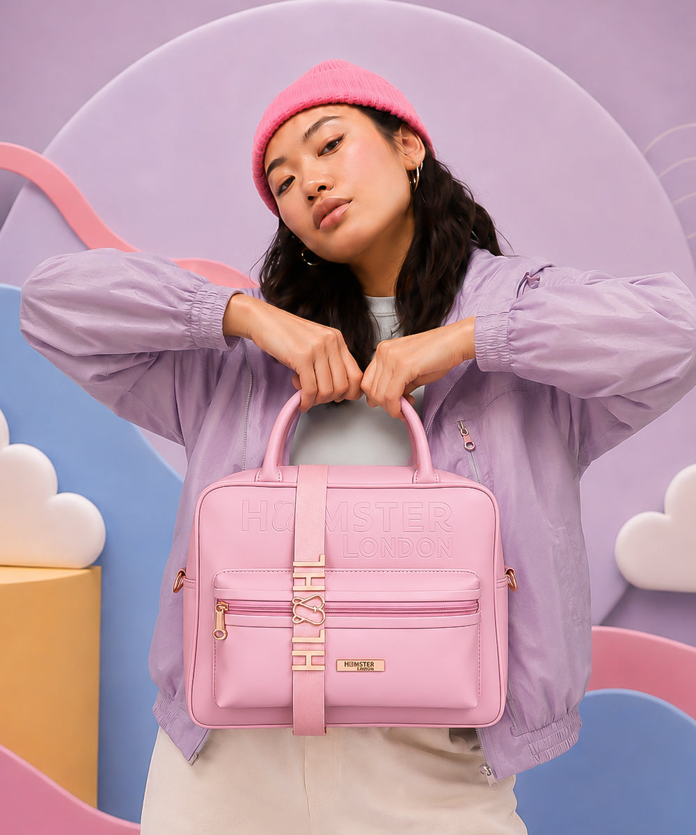 Hamster London Melissa Hand Bag Pink