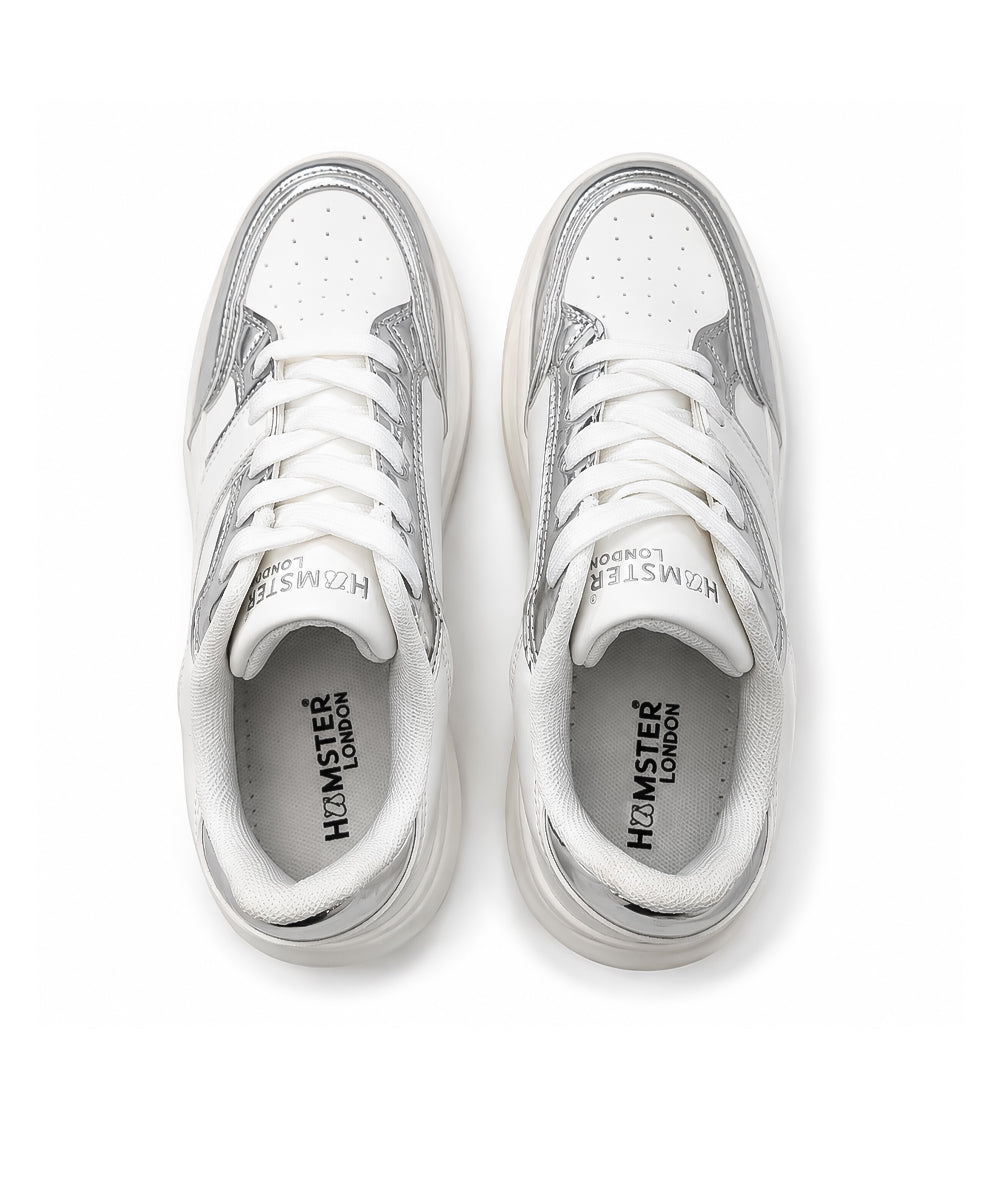Hamster London Haven Silver Party Sneakers