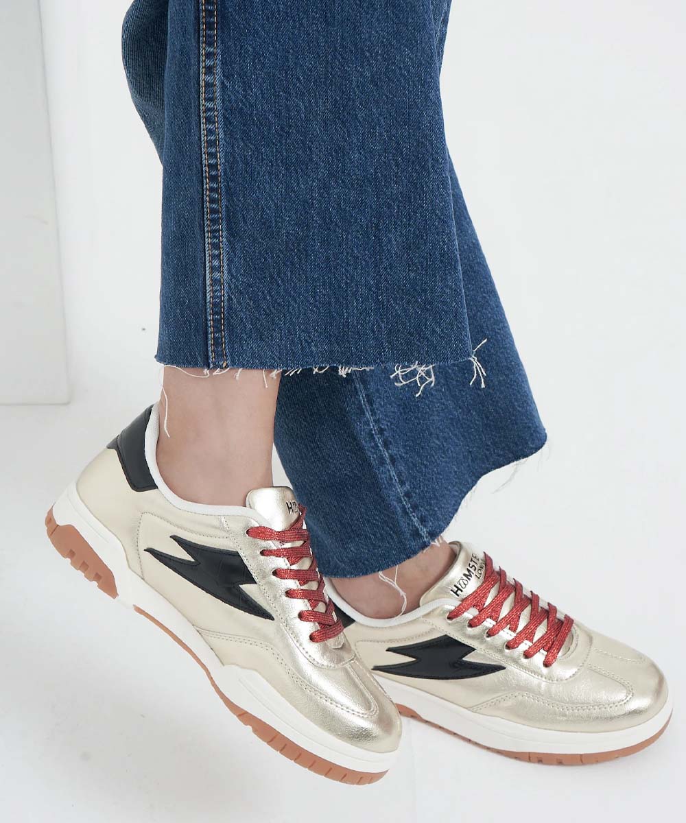 Hamster London Lighting Gold Sneakers