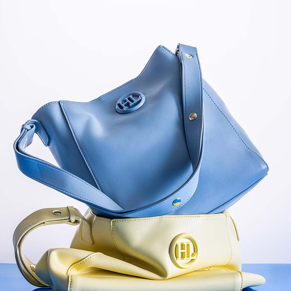 Hamster London Pastel Promise Shoulder Bag Blue
