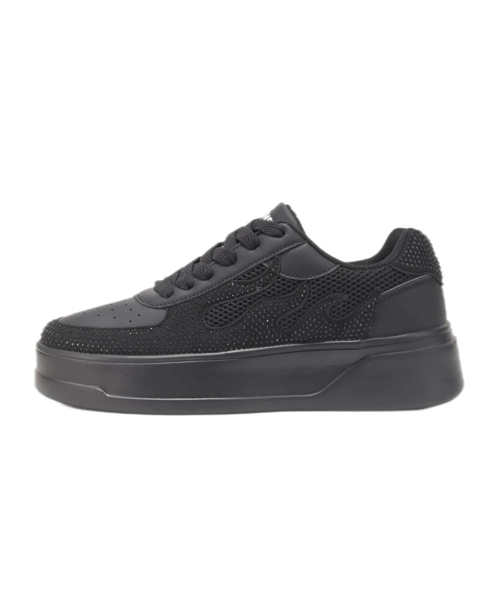 Hamster London Marcella Fire Black Party Sneakers