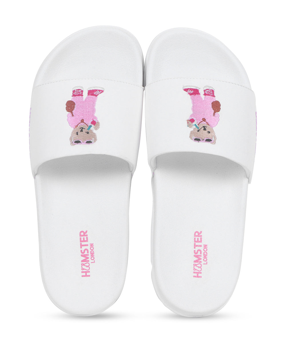 Hamster London Ted H Coffee Run Slides White