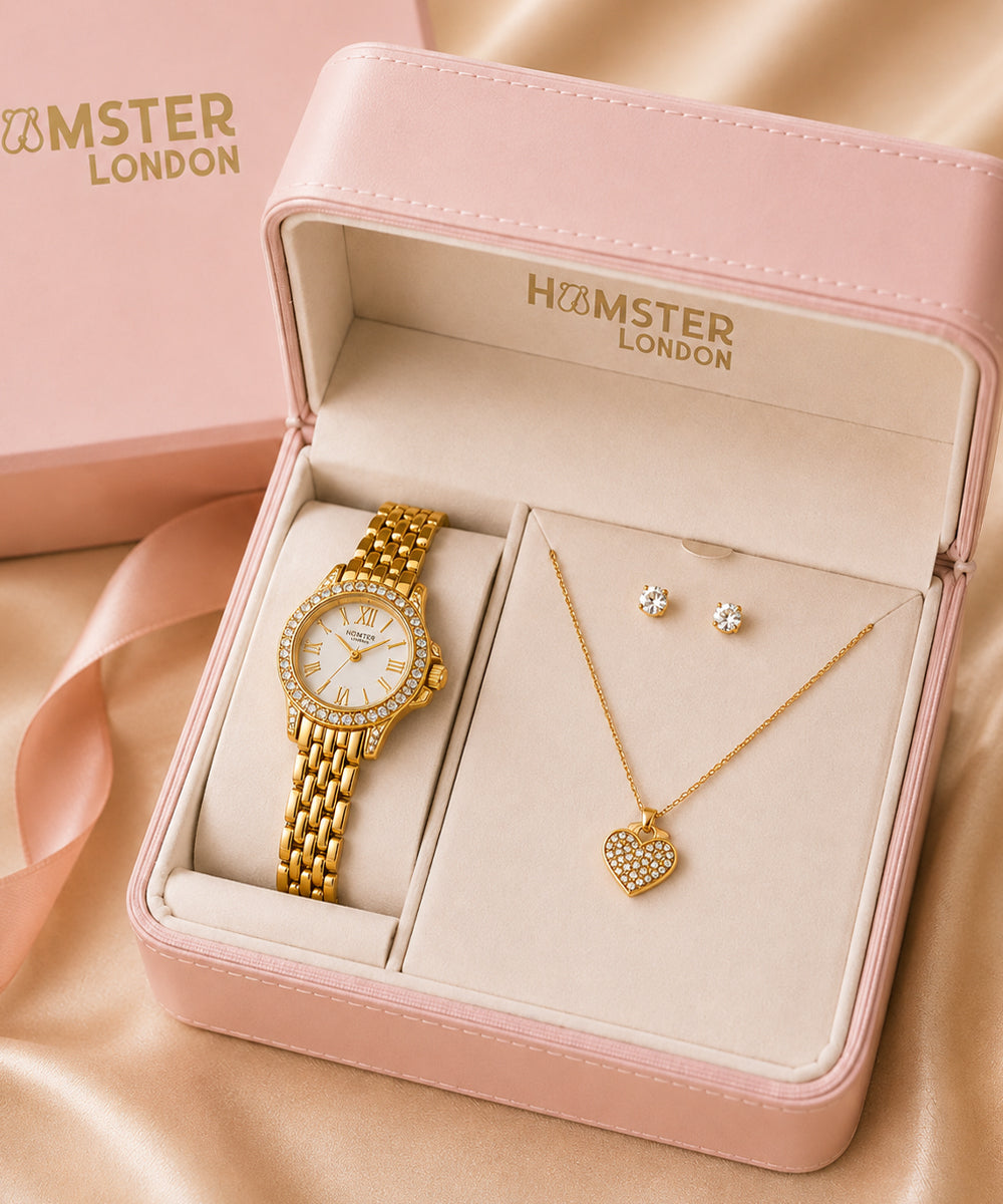 Hamster London Shukra Women Gold Watch