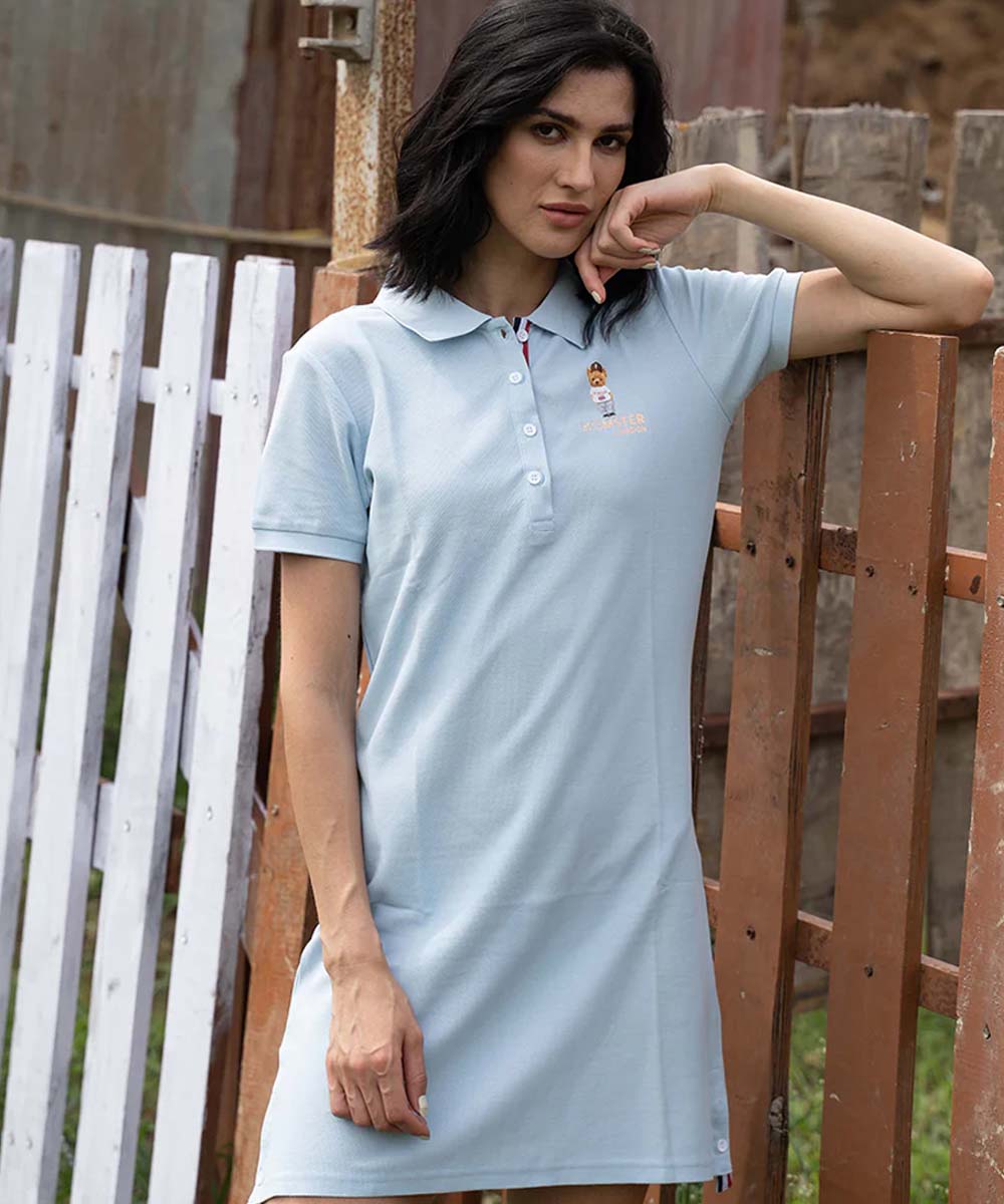 Hamster London Ted H Claira Shirt Dress Blue